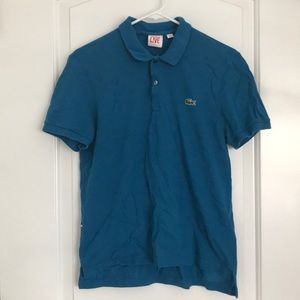 Lacoste Men’s Blue Polo Size 4, Medium